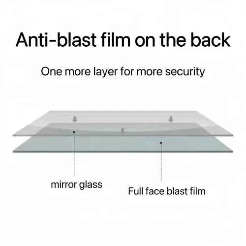 65x21in Full Body Mirror with Lights Full Length Mirror Wall Hanging Type Suitable for Bedrooms, Dimming and 3 Color Lighting