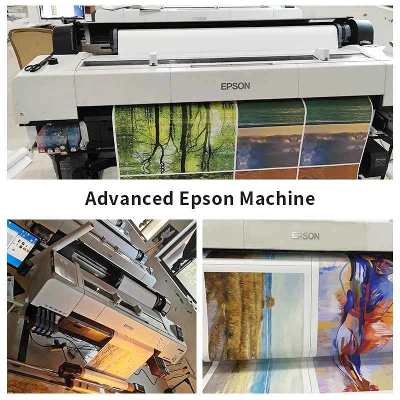 3pcs Modern Minimalist Wall Art Geometric Canvas Painting - Luxury Orange Circle Prints for Home Decor