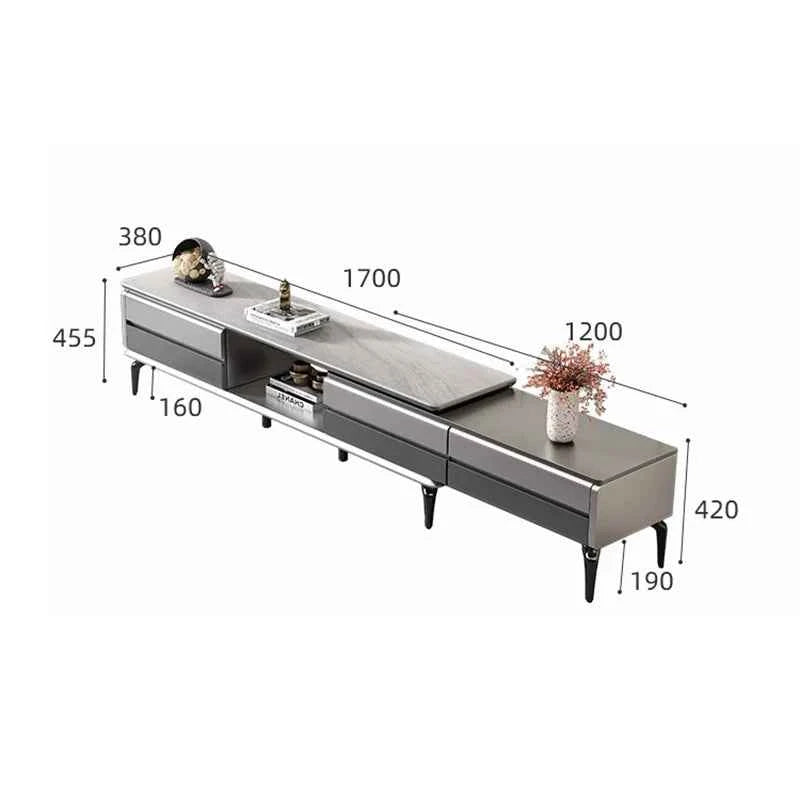 Aesthetic Modern Tv Stand Retractable Wood High End Nordic Tv Stand Mount Media Cabinet Mobili Per La Casa Home Furniture