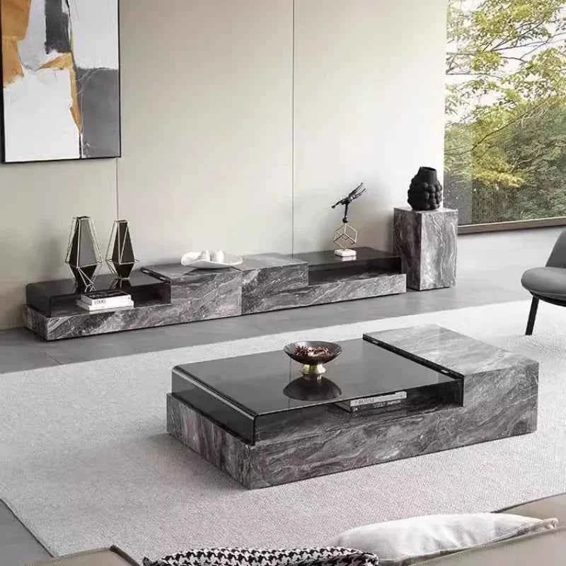 Minimalist Clear Coffee Table Luxury Modern Nordic Designer Adjustable Coffee Table Cute Cheap Glass Couchtisch Home Furniture