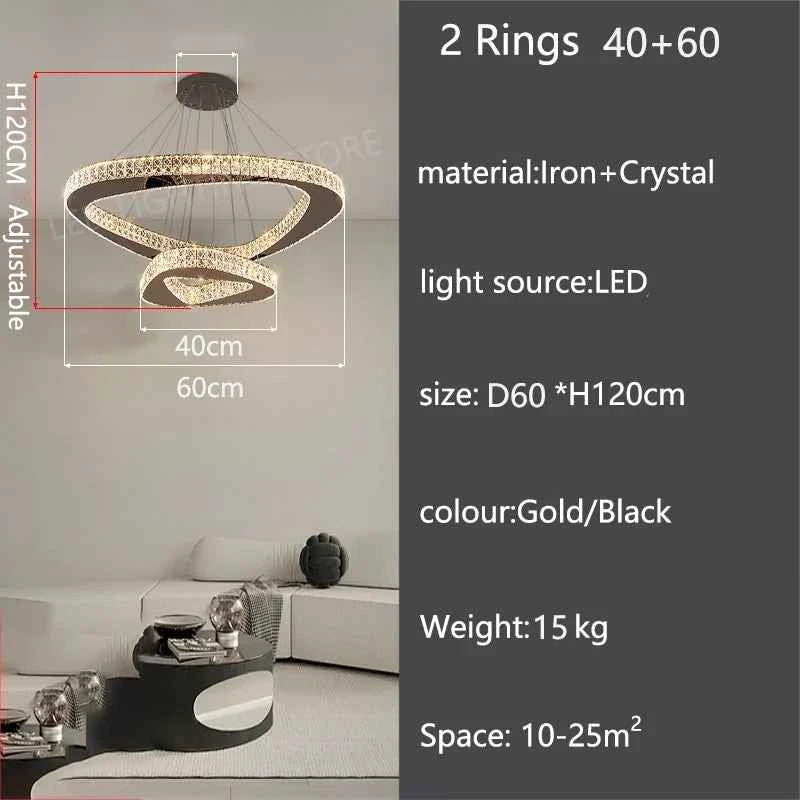 Modern Home Decoration Chandelier Villa Living Room Pendant Light Luxury Dining Room Stair Chandeliers Lustre Ceiling Chandelier