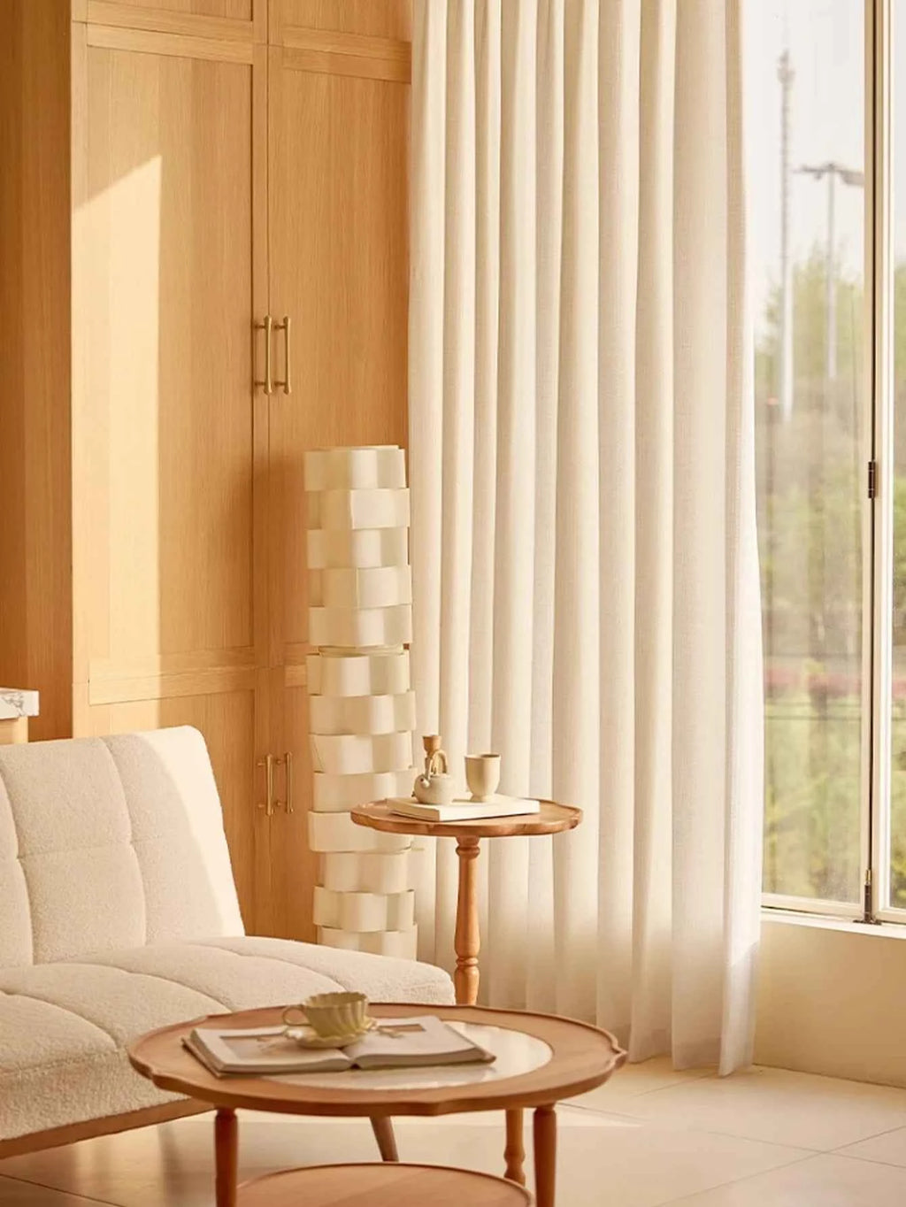 Natrual Style Linen Curtain Japanese Dustproof Linen Sheer Window Screen for Bedroom Kitchen Door practical soft curtain