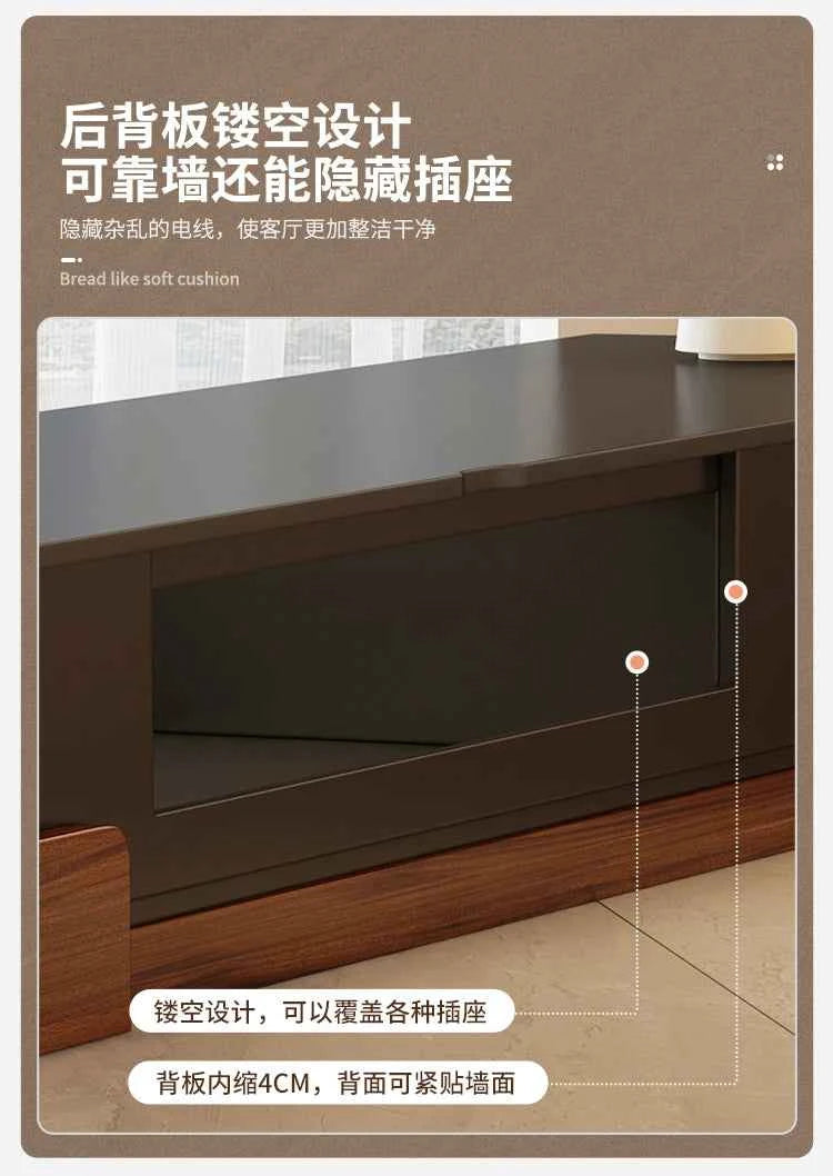 Modern Solid Wood Tv Stand Floor Mount Luxury Entertainment Center Tv Stand Drawers High End Muebles Para El Hogar Furnitures