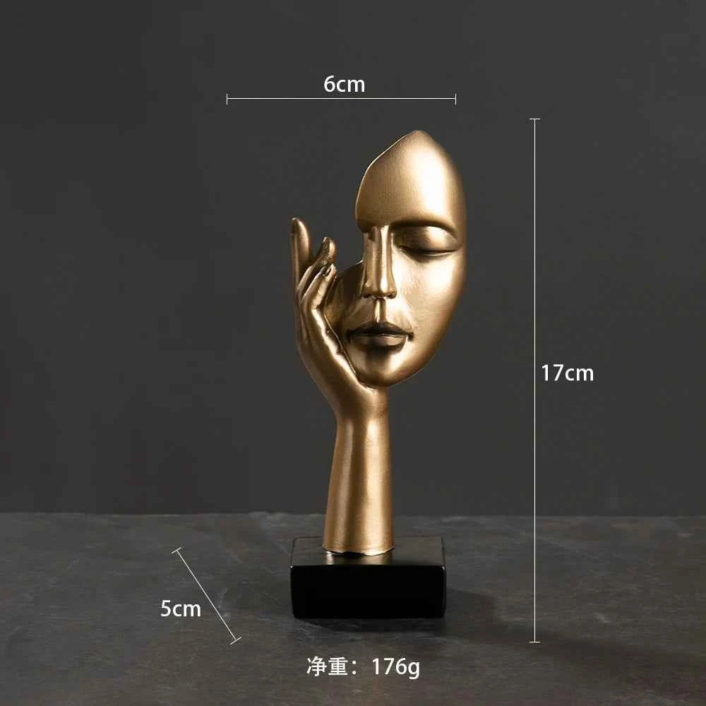 European crafts ornaments simple abstract figure sculpture office living room sculpture art decorations