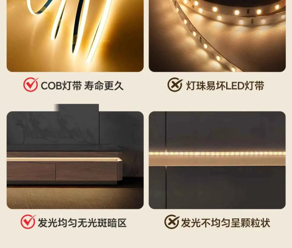 Luxury Aesthetic Tv Stands Hiding Handles Media Cabinet Floor Tv Stand Mid Century Black Mobili Per La Casa Home Furniture