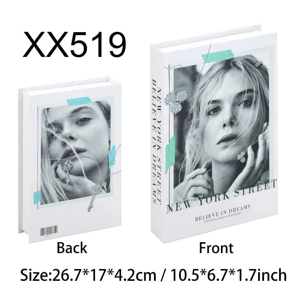 Living Room Decoration Fake Book Home Hotel Decorative Books Bookcase Prop Books Shelf Ornaments Coffee Table Books Box