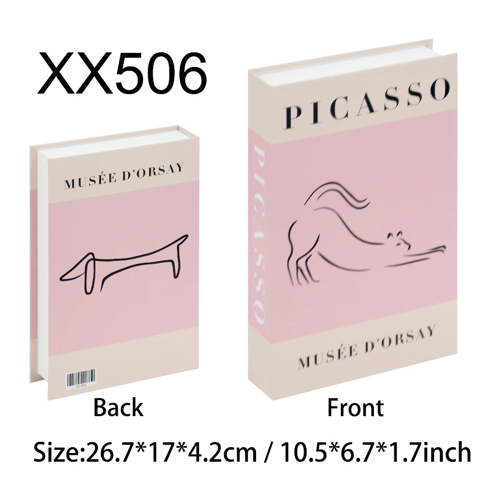 Living Room Decoration Fake Book Home Hotel Decorative Books Bookcase Prop Books Shelf Ornaments Coffee Table Books Box - The Homemakers Hub