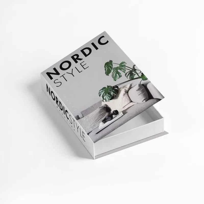 Fashion Art Openable Fake Books for Decoration Storage Box New Hotle Decorative Book for Living Room Simulation Books Home Decor