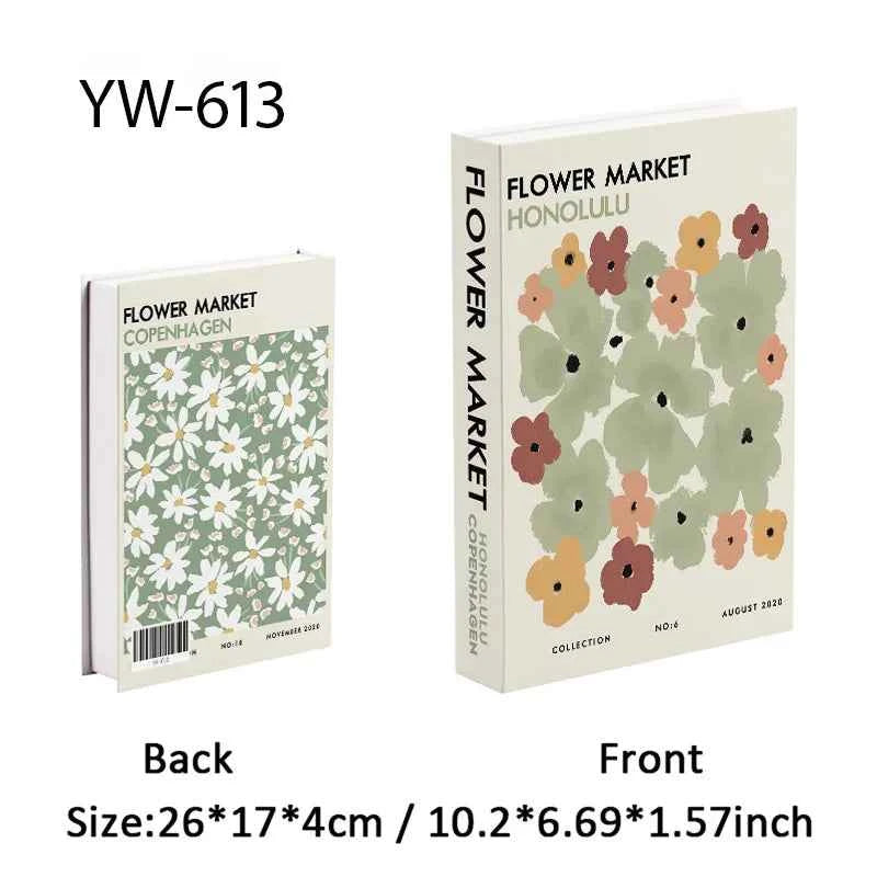 Luxury Openable Fake Books Box Decoration Fashion Black Women Magazine Coffee Table Book Villa Hotel Home Decor Shooting Props