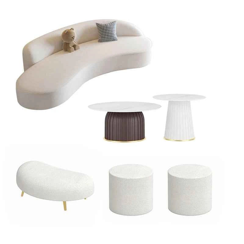 Modern Style Sofas Living Room Single 2 Seater Sectional Curved Sofas Minimalist Comfortable Sofy Do Salonu Home Furniture