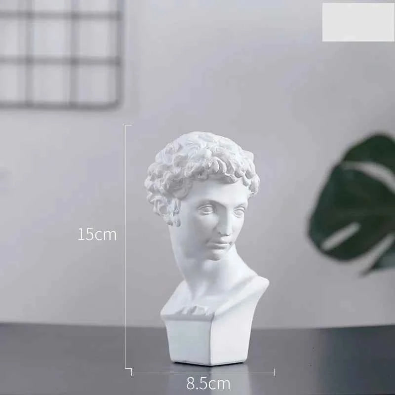 World Famous Statue Retro Art Resin Marseille Sculpture Sketch Model David Home Room Decoration Resin Office Decor Figurine