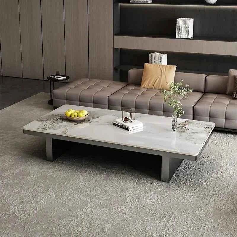 Modern Minimalist Coffee Table - Unique Italian Simple Side Table for Bedroom and Home Furniture