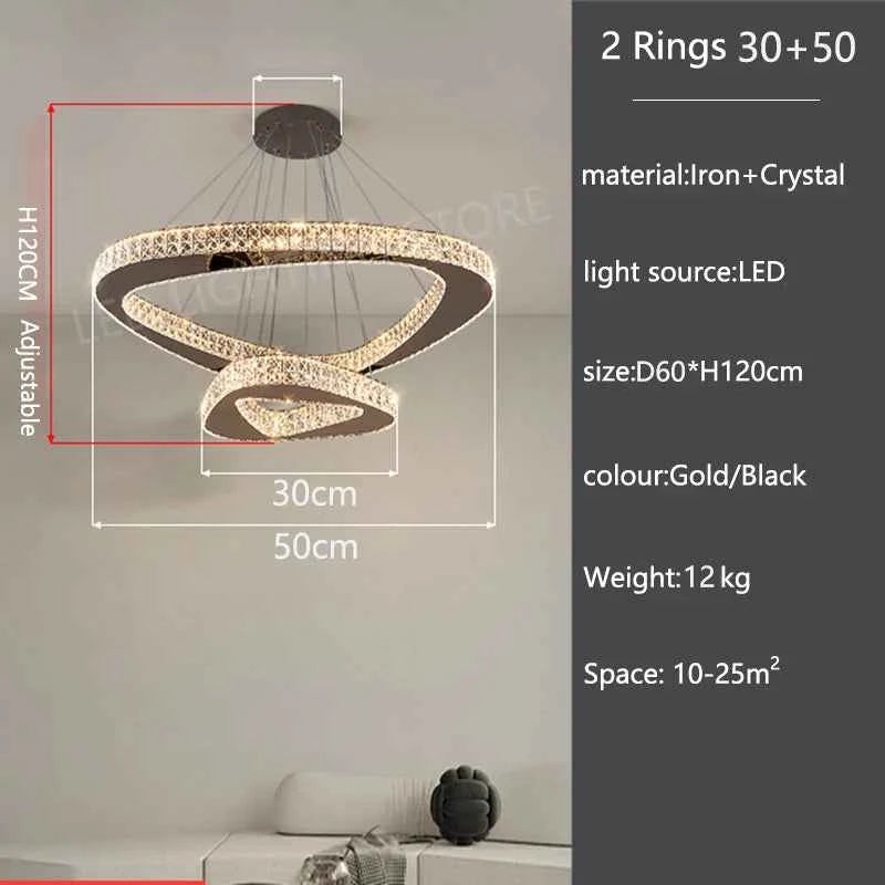 Modern Home Decoration Chandelier Villa Living Room Pendant Light Luxury Dining Room Stair Chandeliers Lustre Ceiling Chandelier