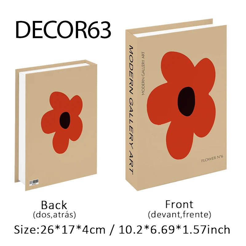 Fashion Fake Books Decoration Home Club Hotel Room Designer Books Coffee Table Books Box Simulation Prop Books Desktop Ornaments - The Homemakers Hub