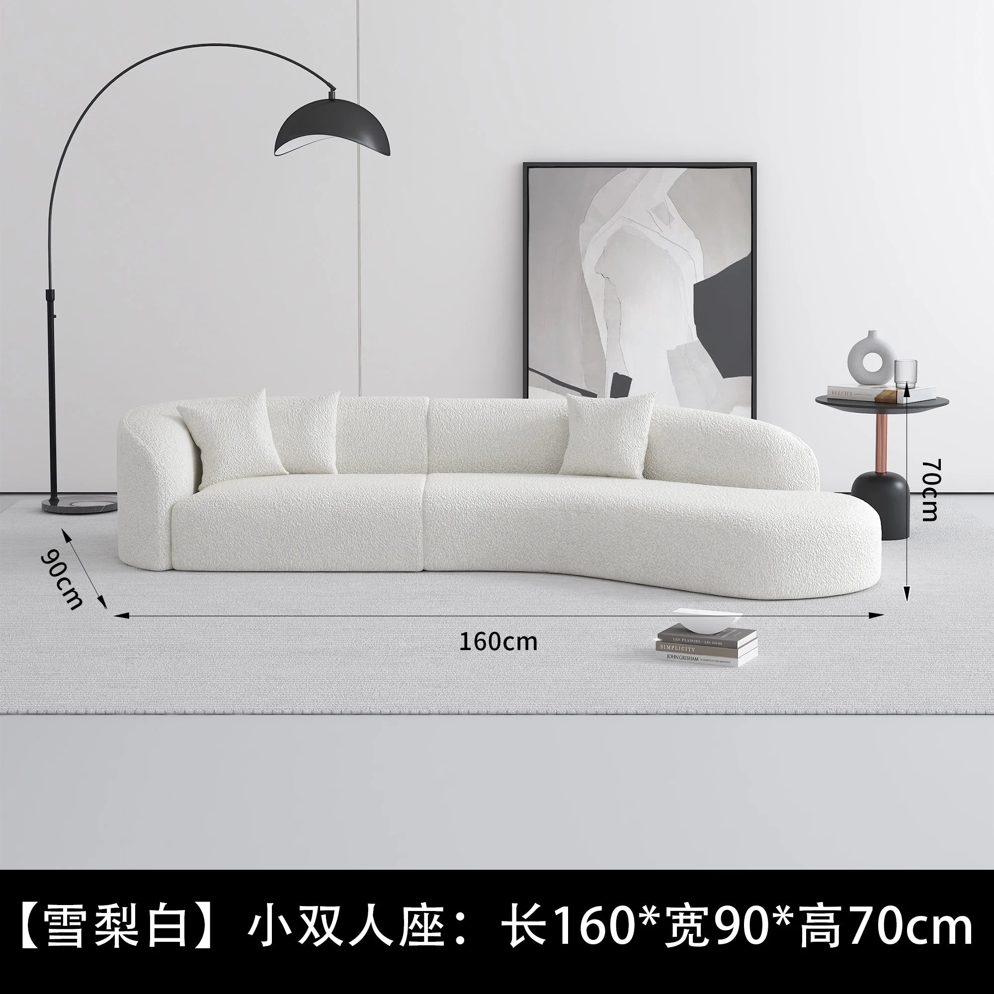 Italian Minimalist Sofa Aesthetics Designer Leisure High Quality Romantic Living Room Sofas Modern Muebles Balcony Furniture