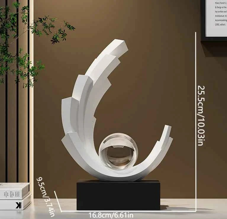 1Pc Collectible Figurine, Light Luxury Smooth Smooth Decoration Home Living Room Entrance Wine Cabinet Tv Cabinet Decoration Housewarming Opening Gift