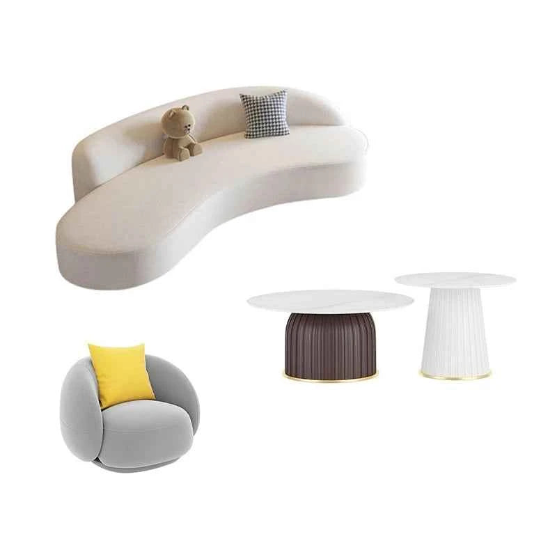 Modern Style Sofas Living Room Single 2 Seater Sectional Curved Sofas Minimalist Comfortable Sofy Do Salonu Home Furniture