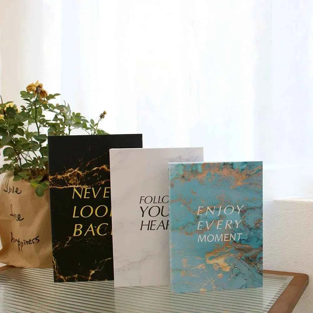New 3Pcs/Set Multiple Size Fake Books Ornament Decorative Fake Book For Home Bookshelf Decor Living Room Coffee Table Books