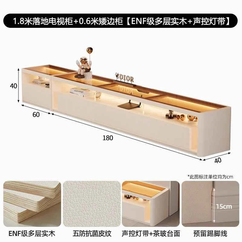 Aesthetic Minimalist Tv Stands Designer Luxury Modern Retro Tv Stands Entertainment Floor White Muebles Para Tv Home Furniture