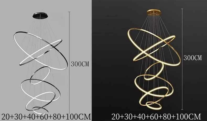 Nordic Home Decor LED Pendant Lamp Dining Room Lights Indoor Lighting Ceiling Lamp Hanging Light Chandelier Lamps Living Room