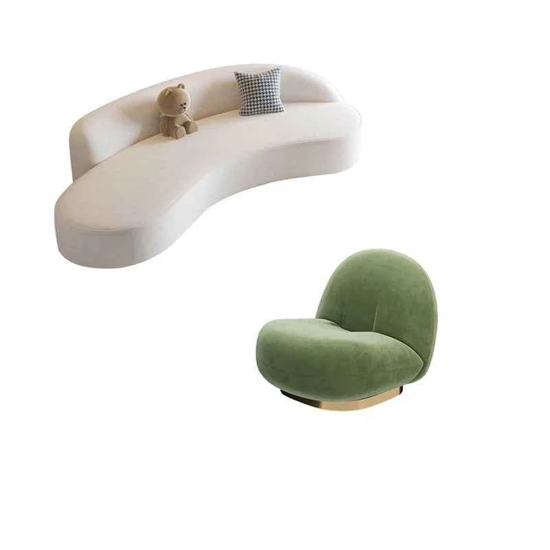 Modern Style Sofas Living Room Single 2 Seater Sectional Curved Sofas Minimalist Comfortable Sofy Do Salonu Home Furniture