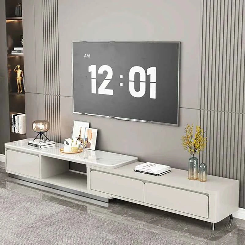 Simple Modern Tv Stand Adjustable Hiding High End Floor Tv Stands Entertainment Unit Living Room Muebles De Salon Furnitures