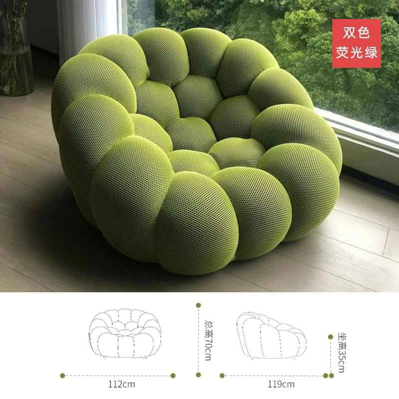Lazy Recliner Living Room Chairs Relax Sofa Throne Comfortable Designer Reading Chairs Balcony Garden Sillon Library Furniture