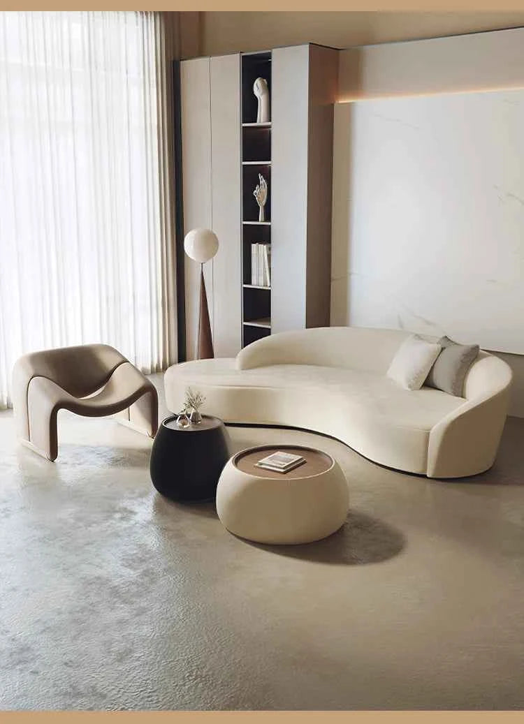 Small Cloud Living Room Sofas Children Nordic Modern Luxury Bedroom Sofas Lounge Corner Curved Wood Sillon Cama Home Furniture