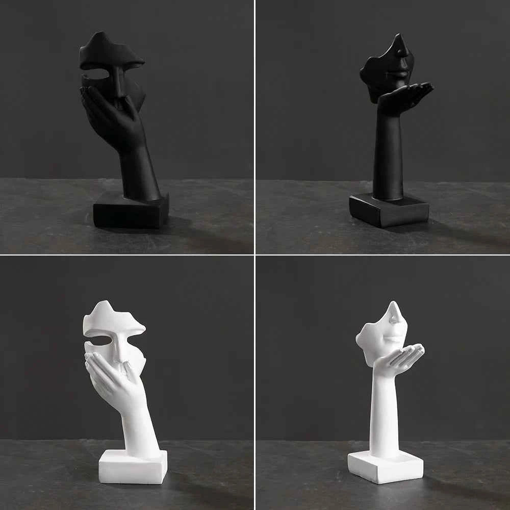 European crafts ornaments simple abstract figure sculpture office living room sculpture art decorations