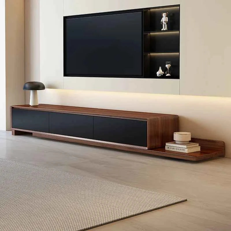 Modern Solid Wood Tv Stand Floor Mount Luxury Entertainment Center Tv Stand Drawers High End Muebles Para El Hogar Furnitures