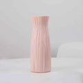 1pc Modern Flower Vase White Pink Blue Plastic Basket Nordic Home Living Room Decoration Ornament Flower Arrangement