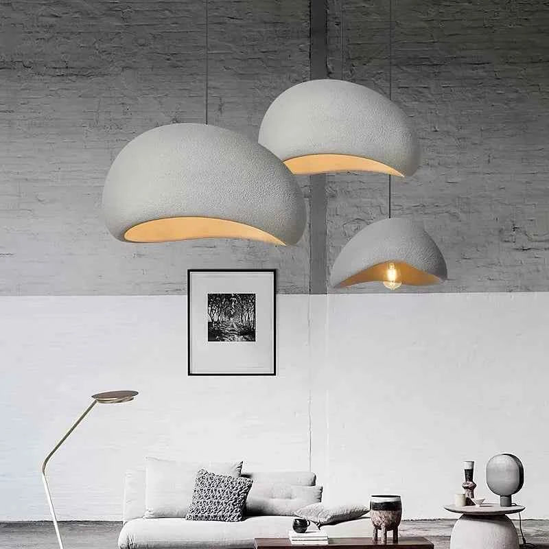Modern LED Ceiling Chandelier Lights for Living Room Bedroom Dining Room Pendant Lights Nordic Wabi Sabi Home Decor Hanging Lamp