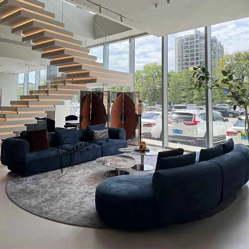 Minimalist Cloud Living Room Sofas Gaming Reclinable Replica Makeup Sofas Individual Curved Office Wood Divano Home Furniture