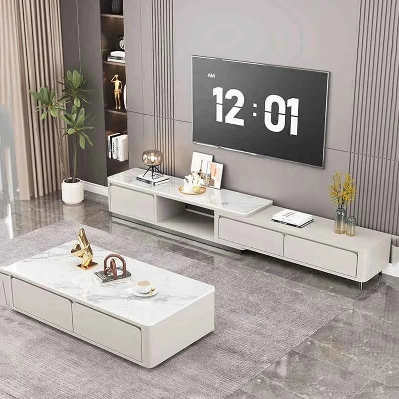Simple Modern Tv Stand Adjustable Hiding High End Floor Tv Stands Entertainment Unit Living Room Muebles De Salon Furnitures