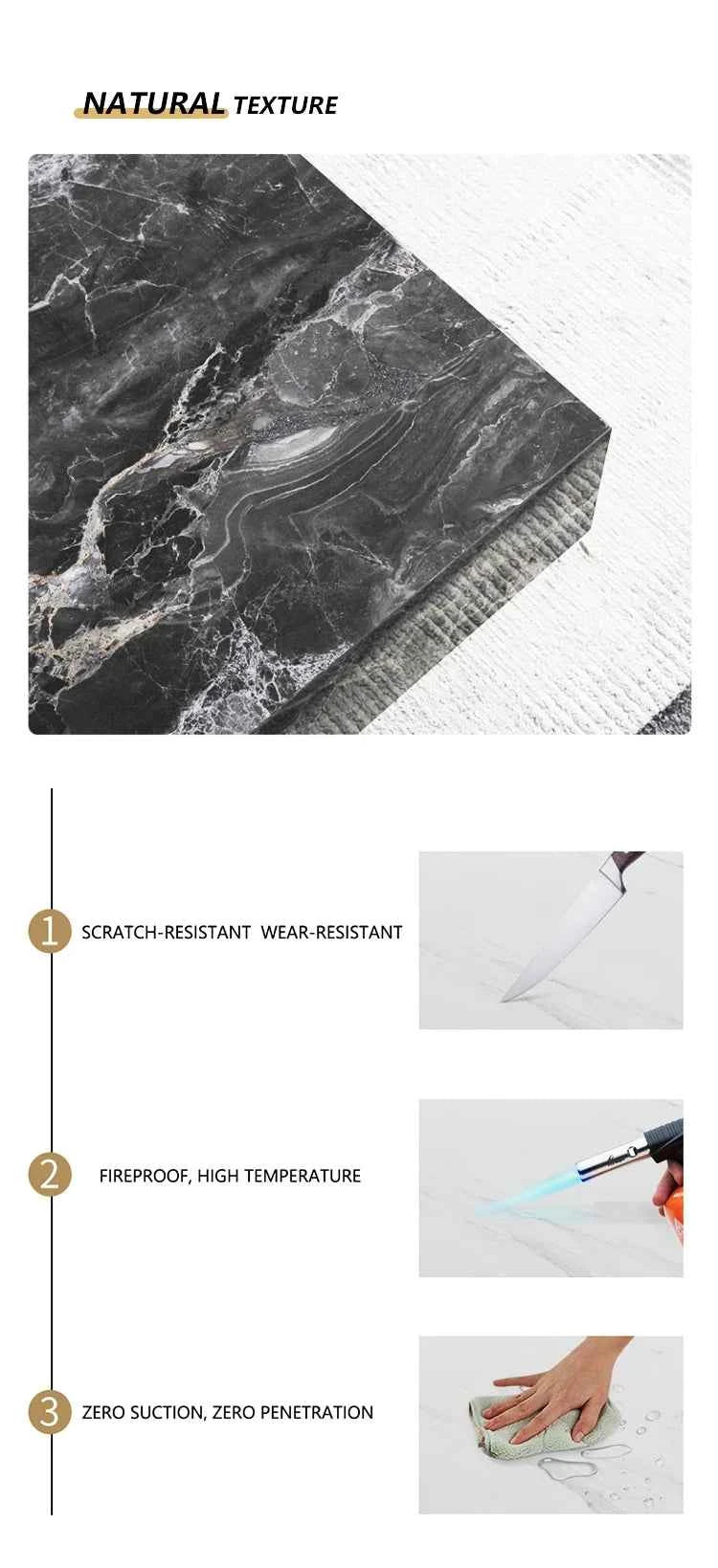 Living room furniture Italian design square coffee table light luxury marble coffee table stainless steel base coffee table