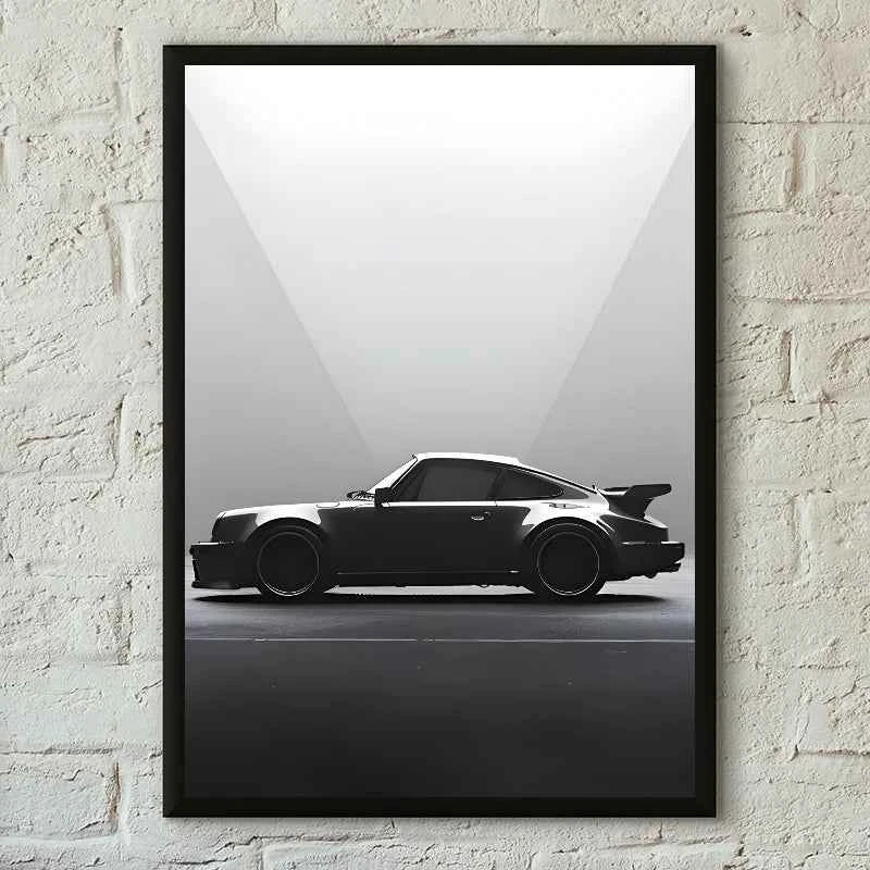 1PC Black And White Luxury Car Art Poster Poster Paper Print Home Living Room Bedroom Entrance Bar Cafe Art Painting Decoration