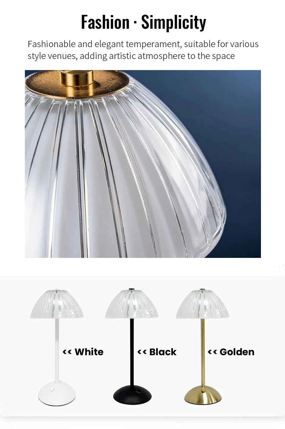 LED Table Lamp Touch Lamp Reading Light Rechargeable Light Wireless Retro Night Lamp Nordic For Study Bedroom Desk Lamp Bar Home