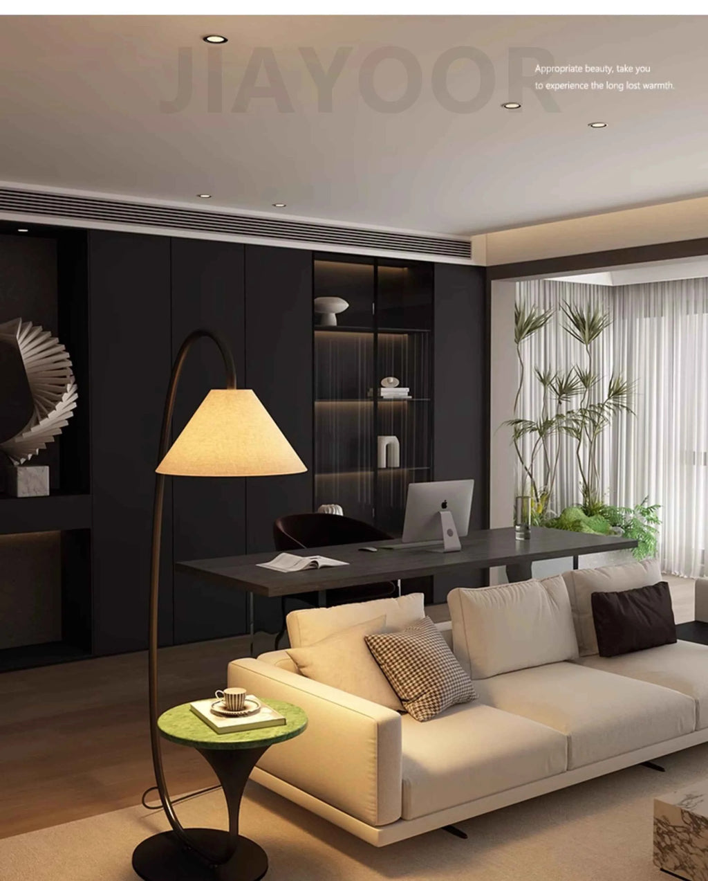 Nordic Modern High-End Fishing Lamp Floor Lamp Living Room Sofa Side Standing Lamp Antique Shelf Lamp LED Decorative Floor Light