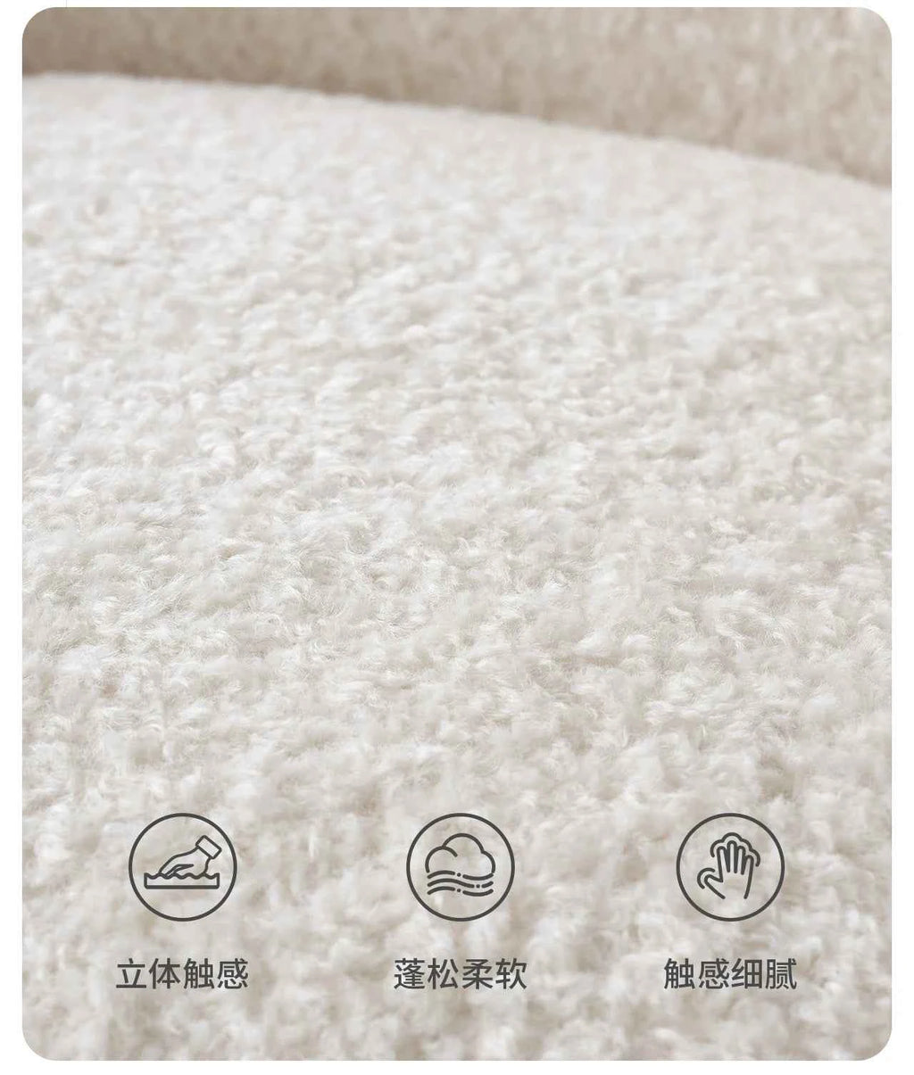 Lazy Lounge Sofa Chair - Modern Luxury Recliner for Living Room, Ergonomic Comfortable Vanity Furniture