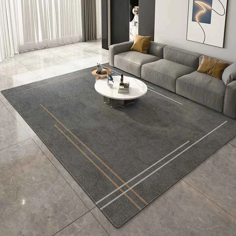 VIKAMA Luxury-Style Geometric Area Rug for Modern Bedroom Sofa Coffee Table Mat Large Area Living Room Carpet Home Decoration