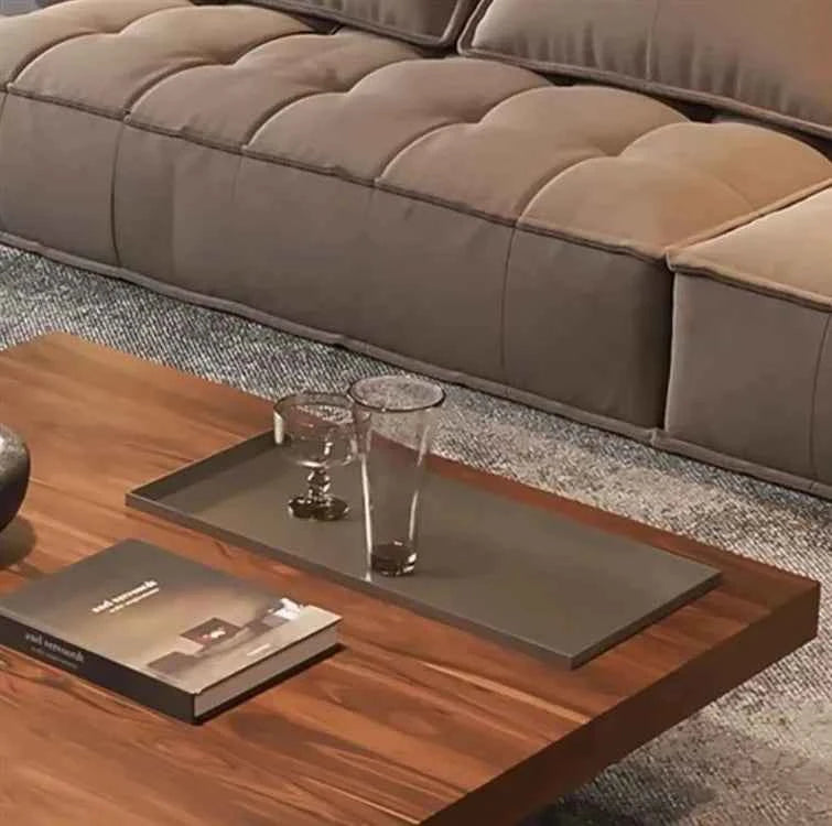 Industrial Aesthetic Coffee Table Organizer Designer Modern Italian Space Saving Side Table Simple Couchtischpatio Furniture