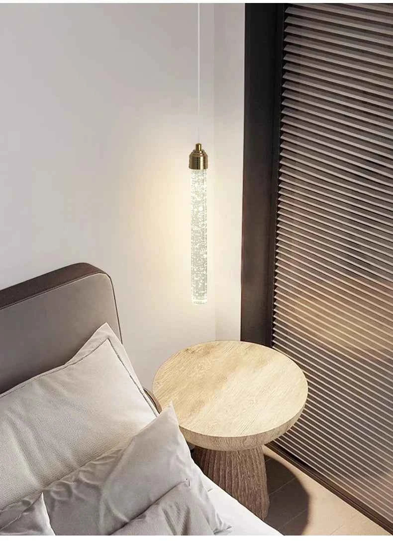 Luxury Crystal Pendant Light with Gold Fixtures Crystal Hanging Lamp  for Living Room Bedroom Dining Room Modern Home Decor