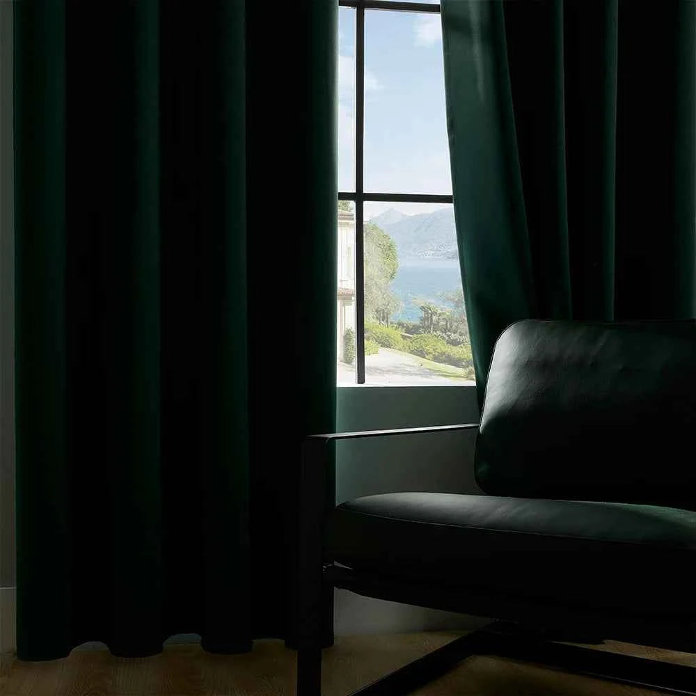 1Pc Solid Color Blackout Curtain，Room Darkening And Light Reducing Curtain, For Study Bedroom Kitchen Living Room Decor