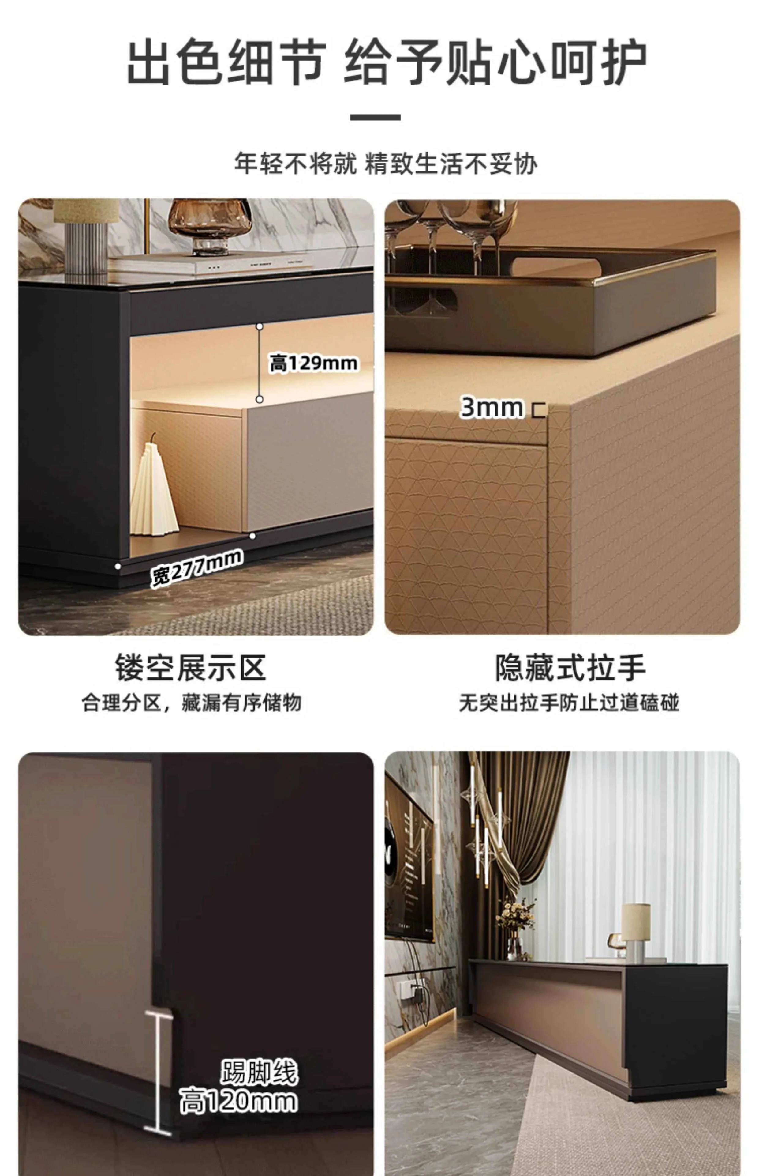 Glas Transparent Tv Table Cabinet Storage Luxury Floor Modern Tv Table Entertainment Center Meuble Television Salon Furnitures