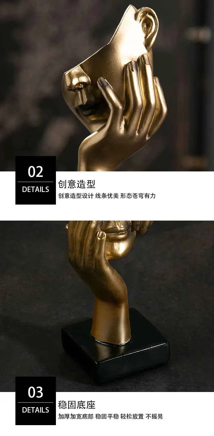 European crafts ornaments simple abstract figure sculpture office living room sculpture art decorations