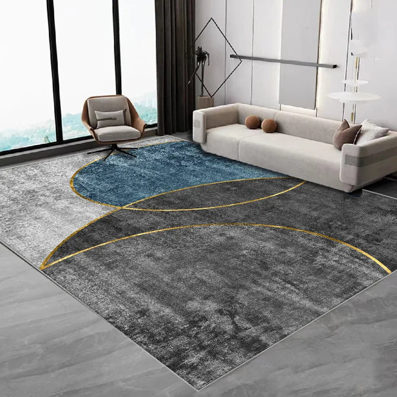 VIKAMA Nordic Carpet Living Room Mat - Modern Simple Luxury Full Blanket for Bedroom and Home Decoration
