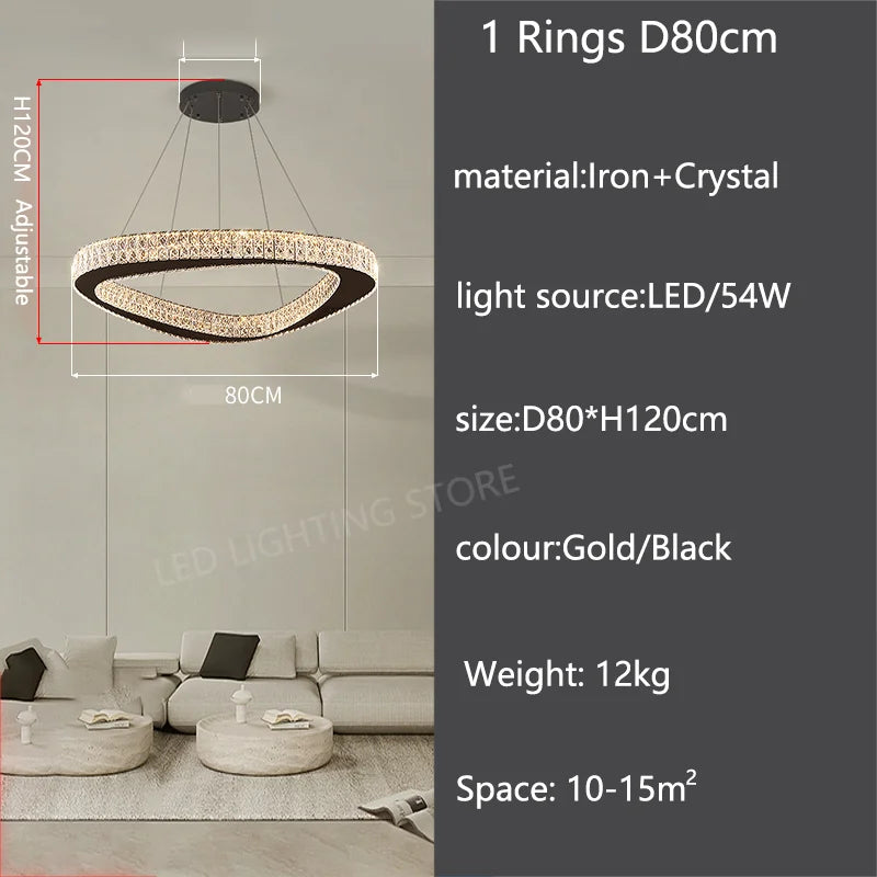 Modern Home Decoration Chandelier Villa Living Room Pendant Light Luxury Dining Room Stair Chandeliers Lustre Ceiling Chandelier - The Homemakers Hub