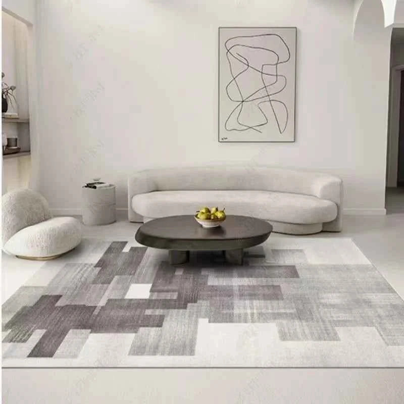 Modern Simple Living Room Decoration Carpet Large Area Soft Lounge Rug Gray Nordic Rugs for Bedroom Washable Anti-slip Floor Mat