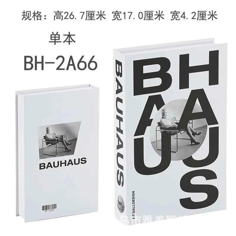 Home Decor Ornaments Living Room Study Soft Prop Book Box Luxury Coffee Table Books Modern Fake Books for Decoration