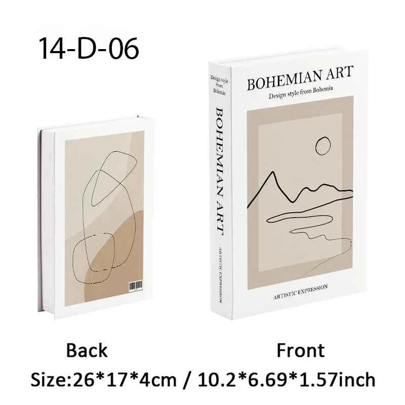 Matisse Fake Books For Decoration Luxury Decorative Books Box Abstract Coffee Table Bookshelf Bedroom Home Decor Picasso Bauhaus